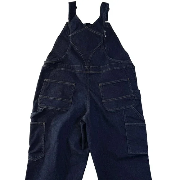 Carhartt Rugged Flex Double Knee Bib Overalls Womens Large 14/16 Reg 104044 464 - Picture 11 of 16